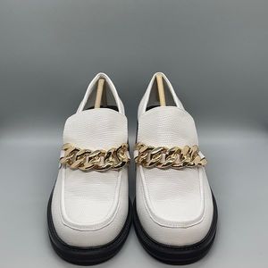 Aqua Women's Lena Flats Size 8.5 - White